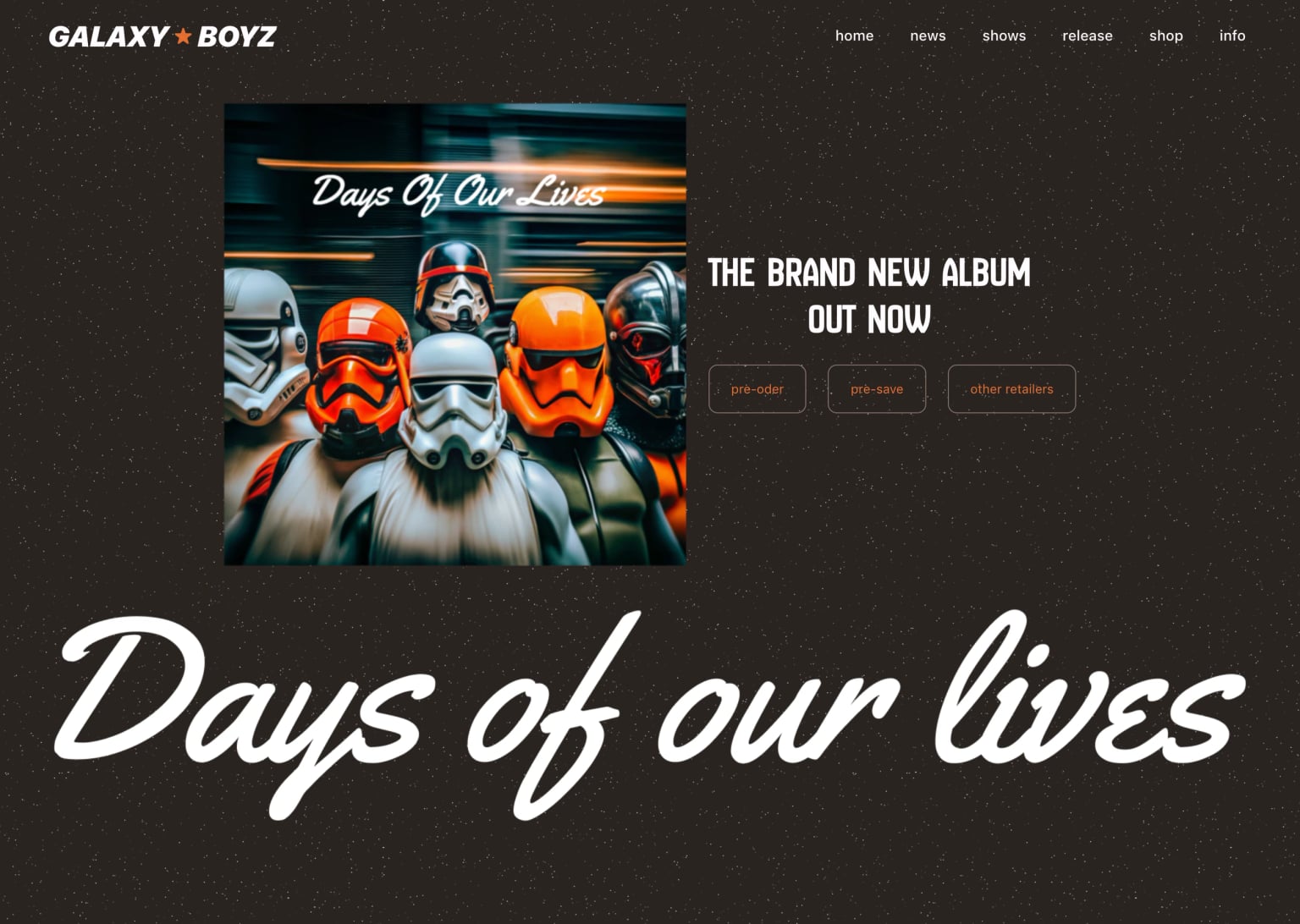 GalaxyBoyz Design Preview